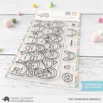 Mama Elephant Clear Stamps - The Penguin's Waddle